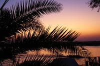 259 Sonnenuntergang am  Chobe Fluss