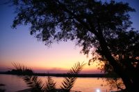 260 Sonnenuntergang am Chobe Fluss