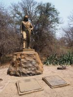 Livingstone Denkmal an den Viktoriafällen