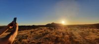 00239 Namibia - Sonnenuntergang auf Hohenstein