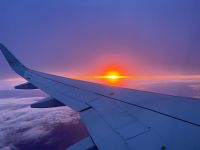 Namibia - letzter Sundowner über den Wolken