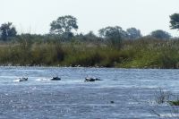 Bootsfahrt auf dem Kwando
