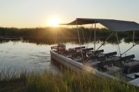 Bootsfahrt auf dem Kwando