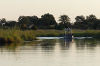 Bootsfahrt auf dem Kwando