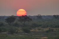 Sonnenuntergang am Kwando