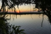 Sonnenuntergang am Chobe