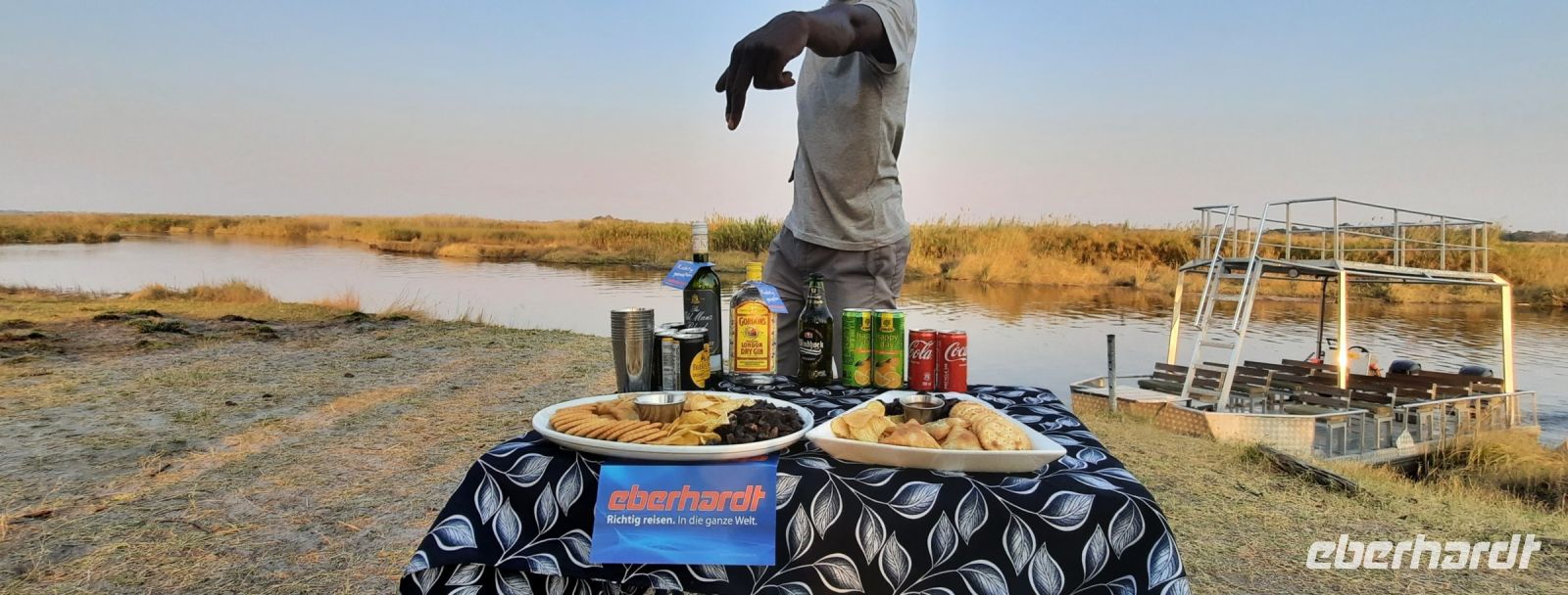 Namibia - Sundowner-Time am Kwando