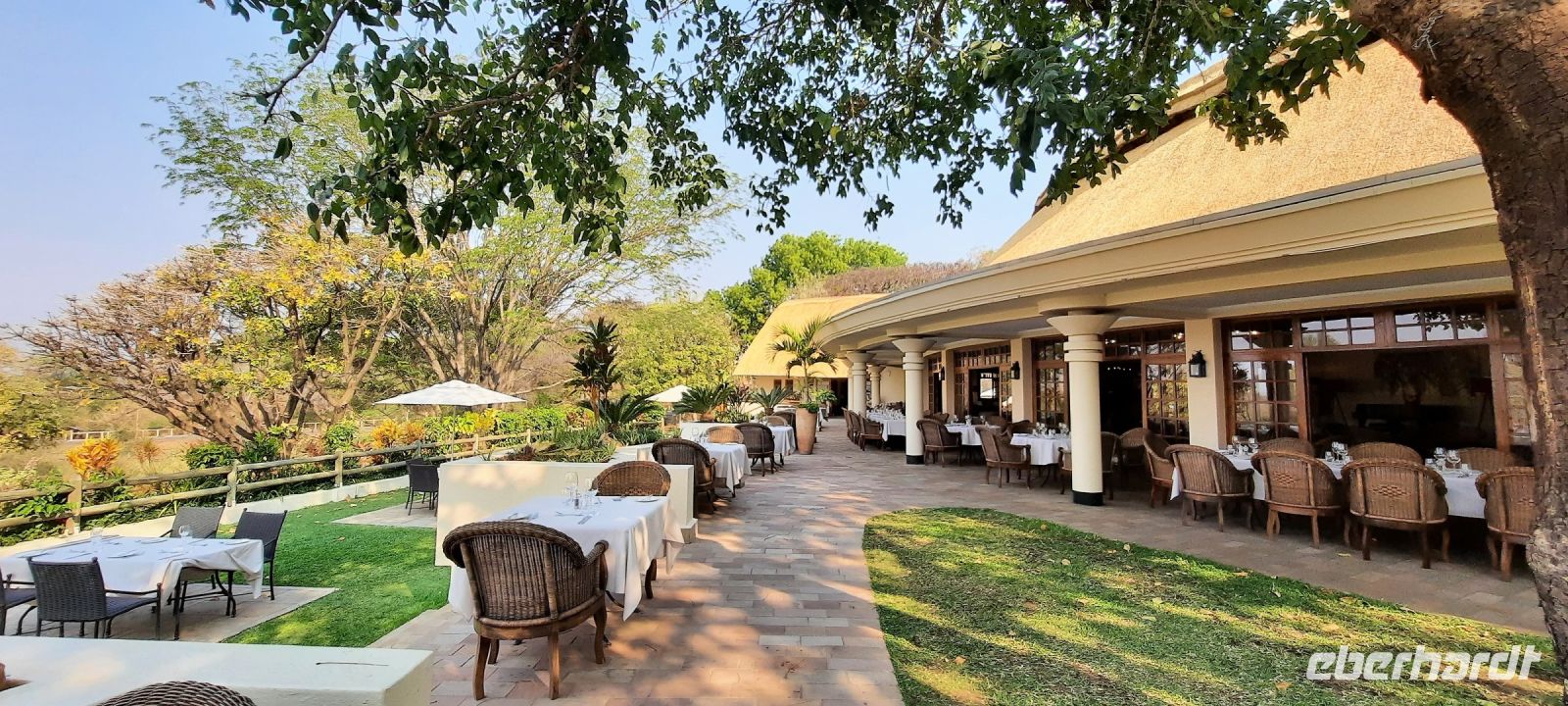 Simbabwe - Ilala Lodge in Vic Falls