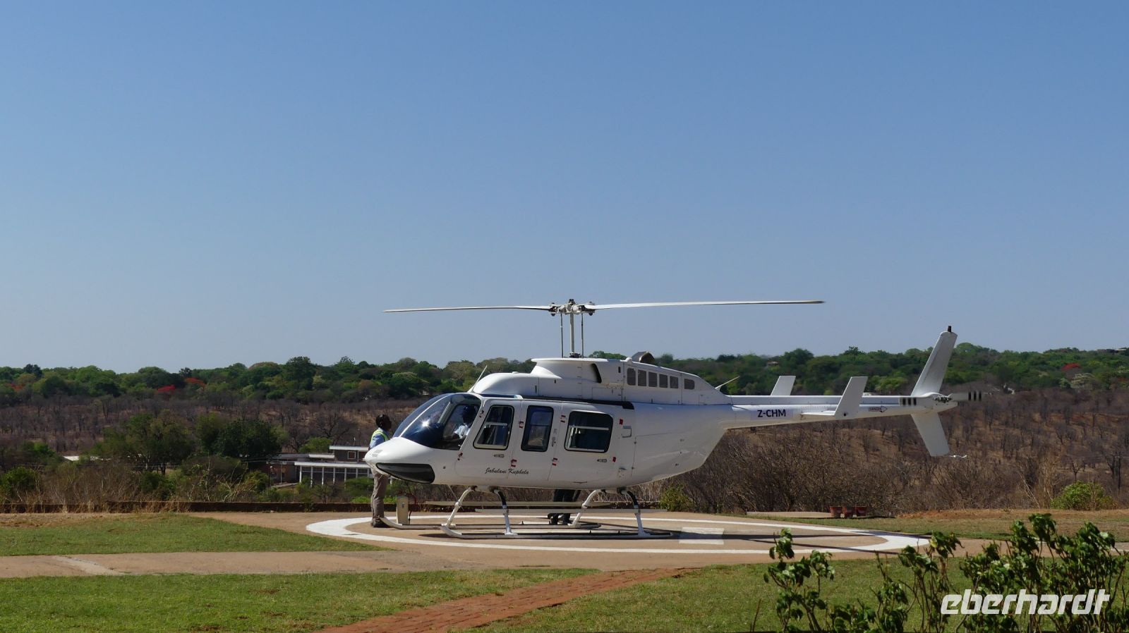 Simbabwe - Helikopterflug über die Vic Falls zum Abschschluss
