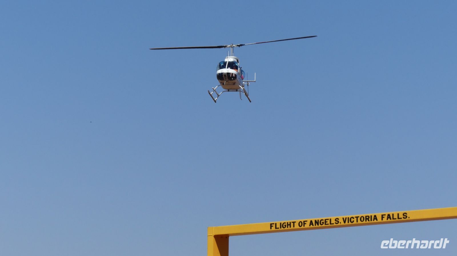 Simbabwe - Helikopterflug über die Vic Falls zum Abschluss