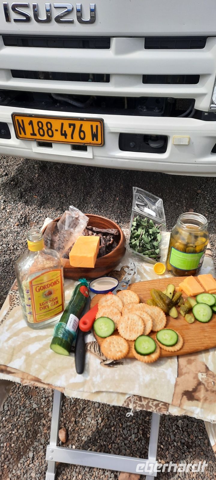 Namibia - Empfang am Flughafen Windhoek