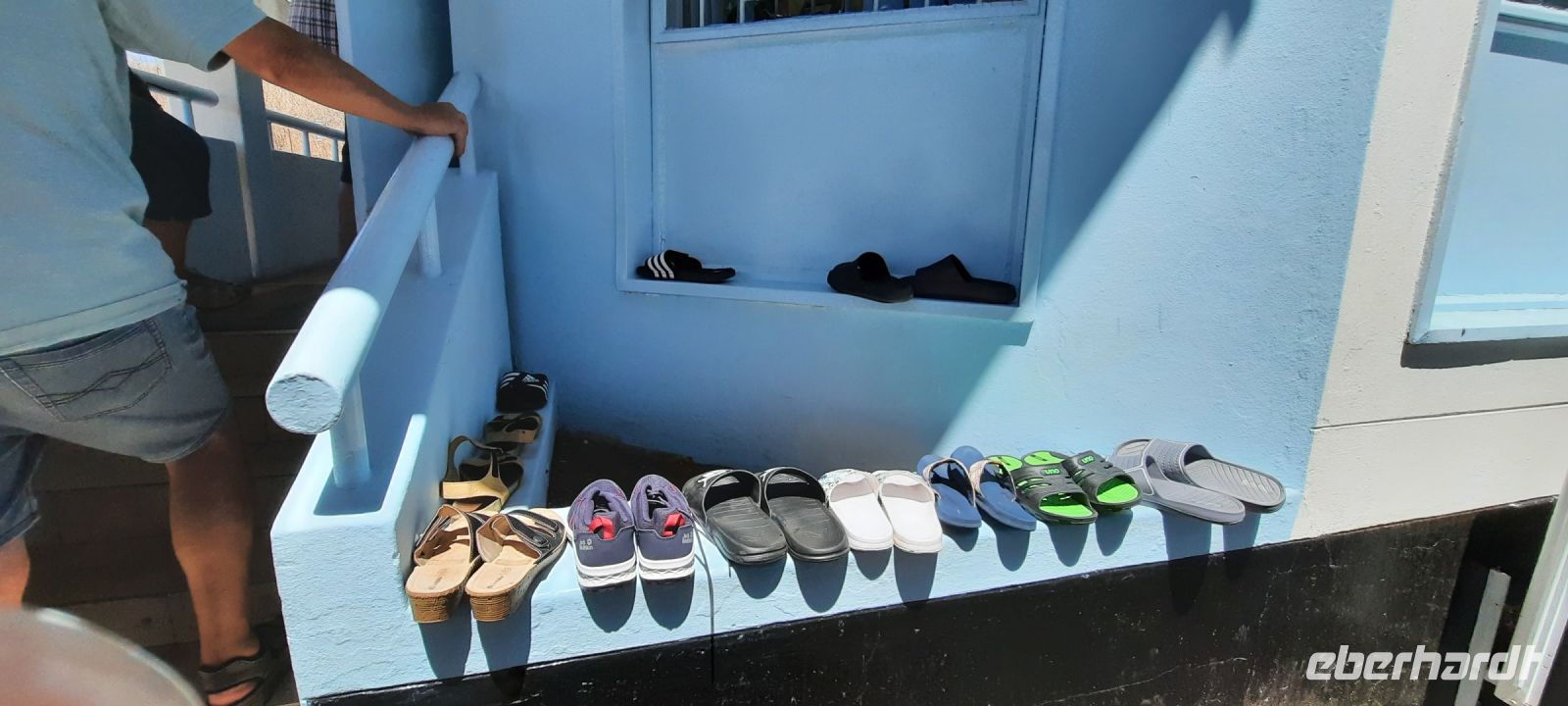 Botswana - Grenzkontrolle und Schuhsalon