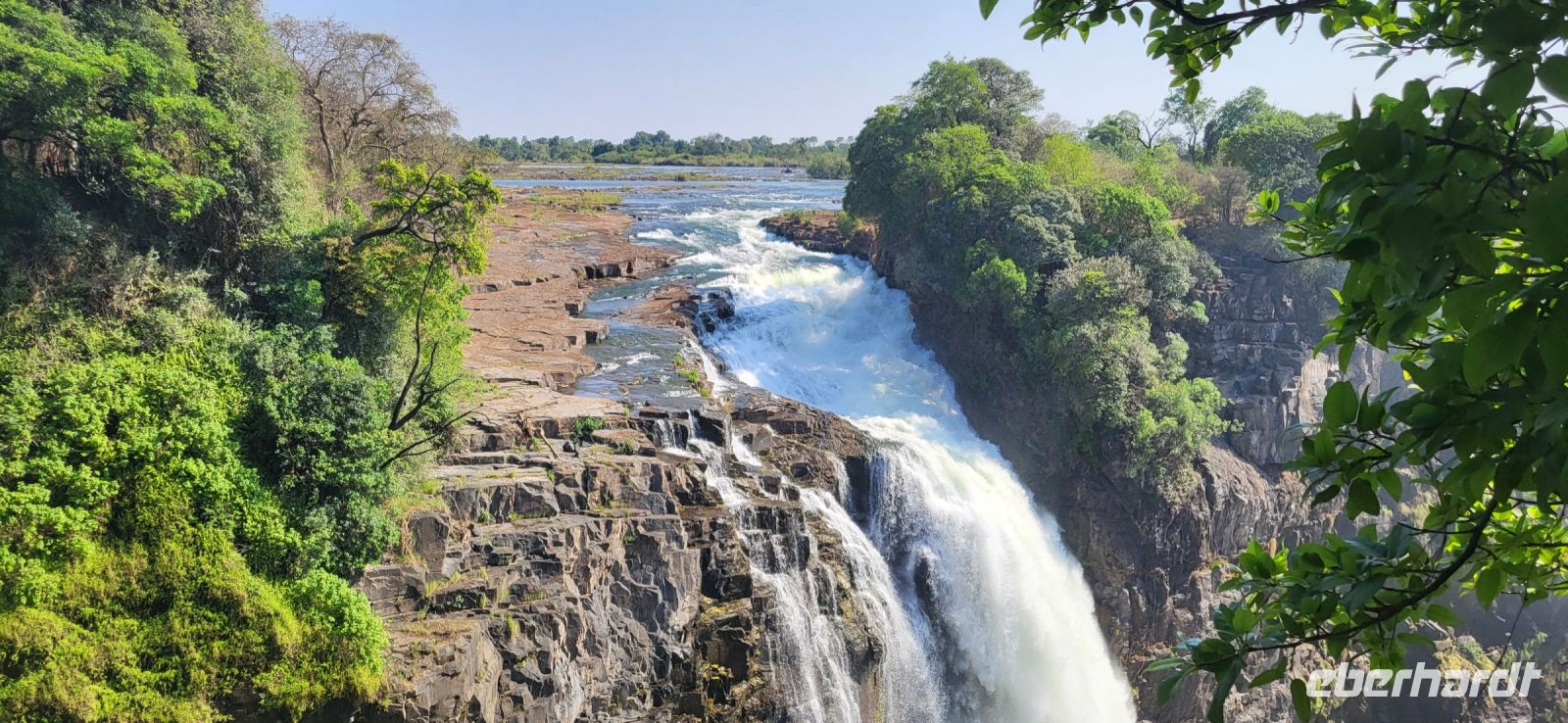 288 der Zambezi stürzt in die Tiefe