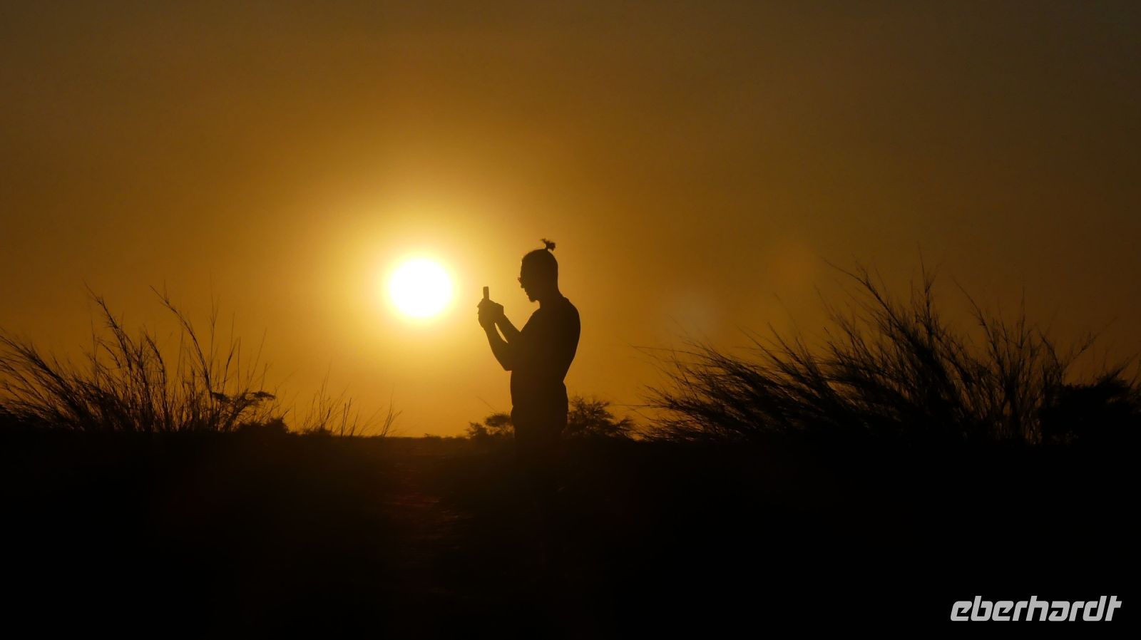 Namibia - Nature Drive in der Kalahari - Sundowner