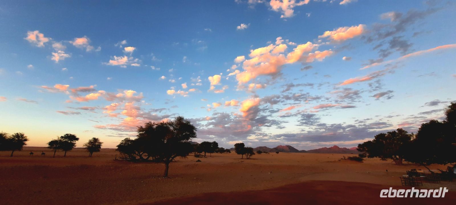 Namibia - Abendhimmel in der Sossusvlei Lodge