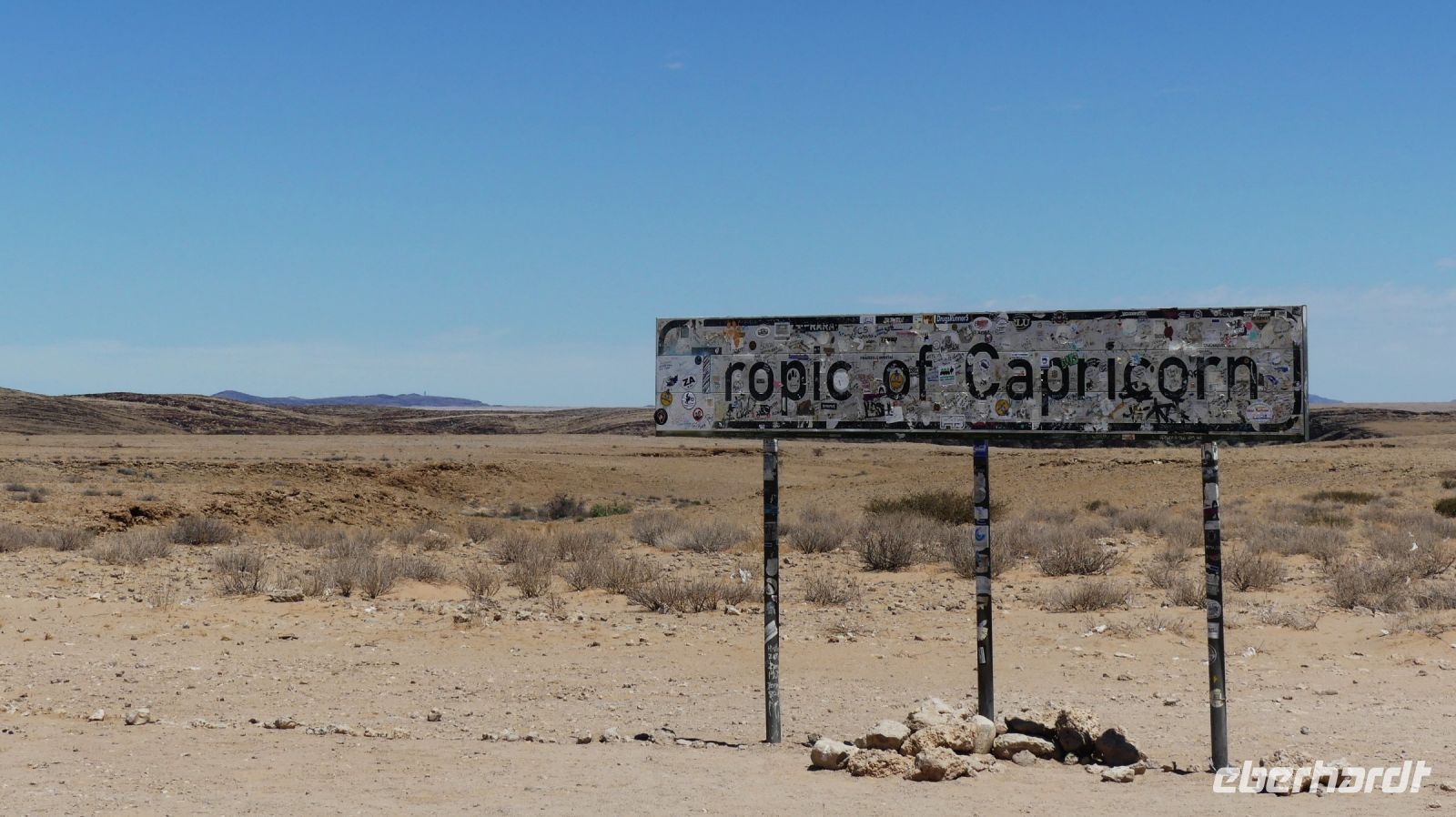 Namibia - südlicher Wendekreis des Steinbocks