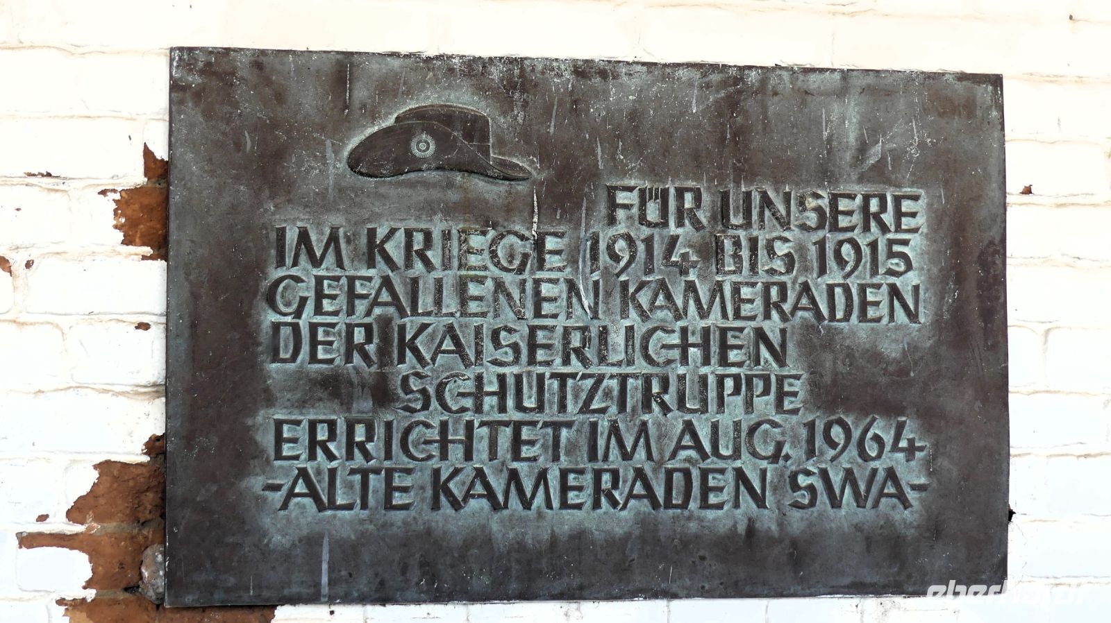 Namibia - Windhoek - Inschrift Alte Feste