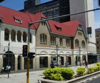 Namibia - Windhoek - historische Fassaden auf der ehemaligen Kaiserstraße