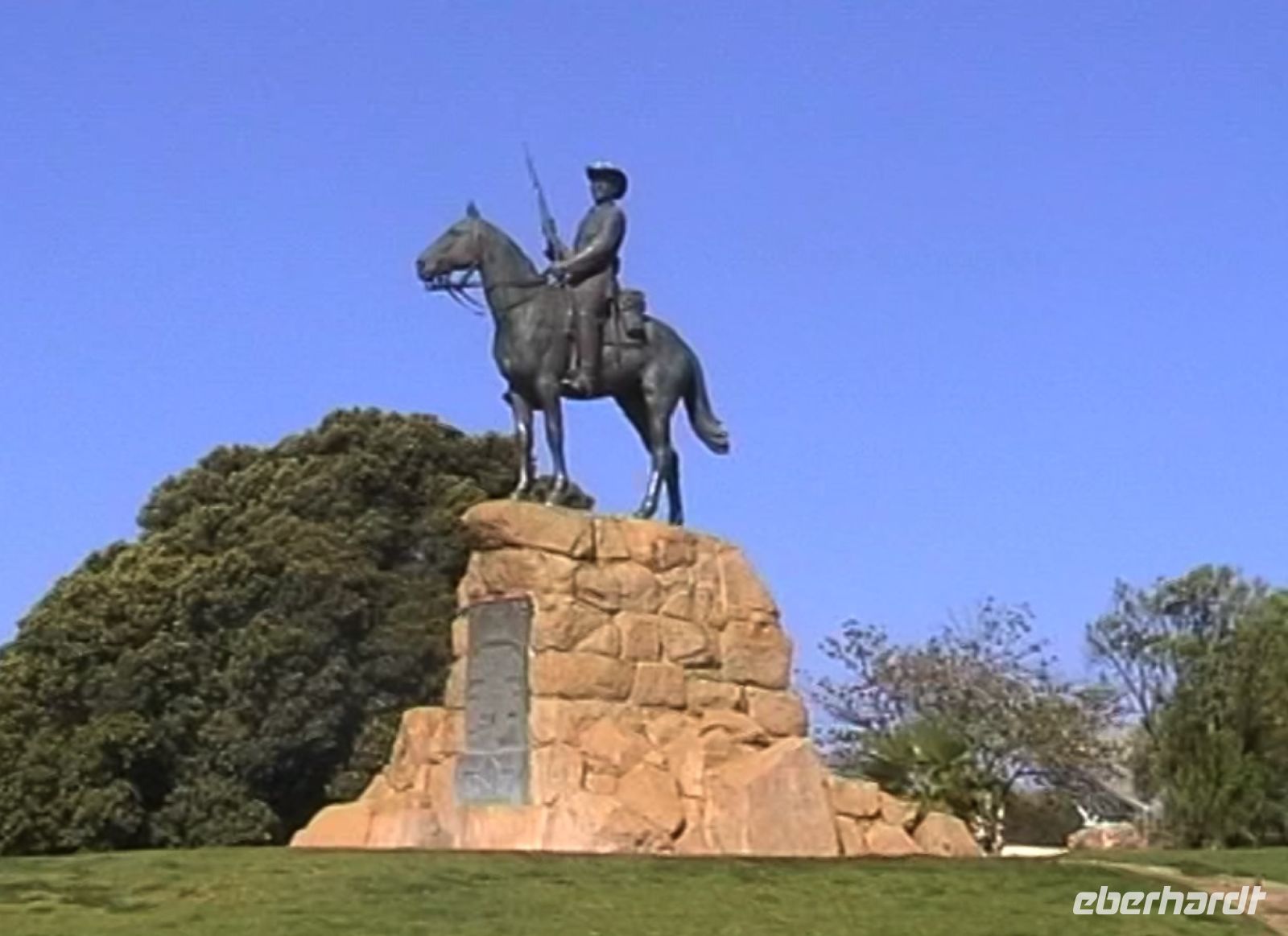 Namibia - Windhoek Nostalgie - erster Standort des Südwester-Reiters