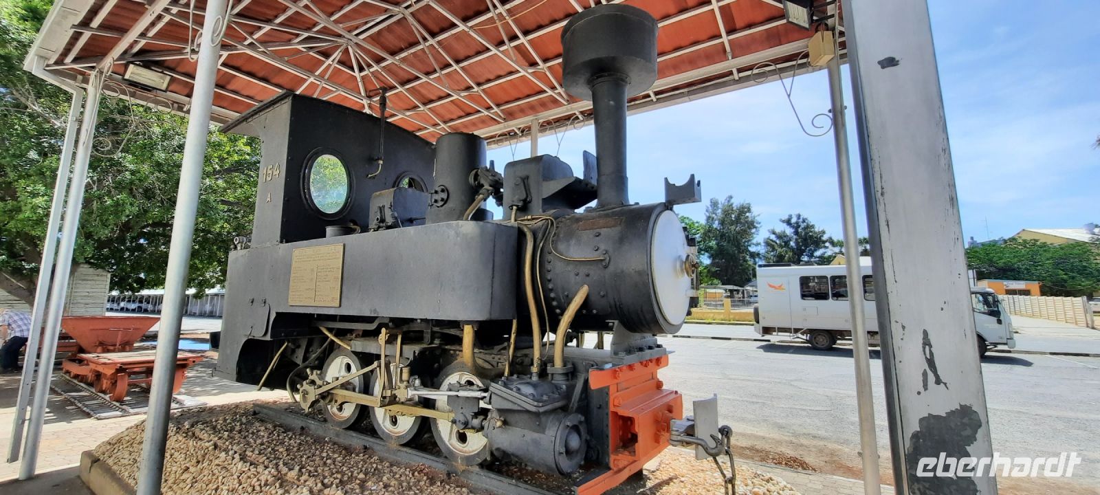 Namibia - Windhoek - alte Dampflok Old Joe