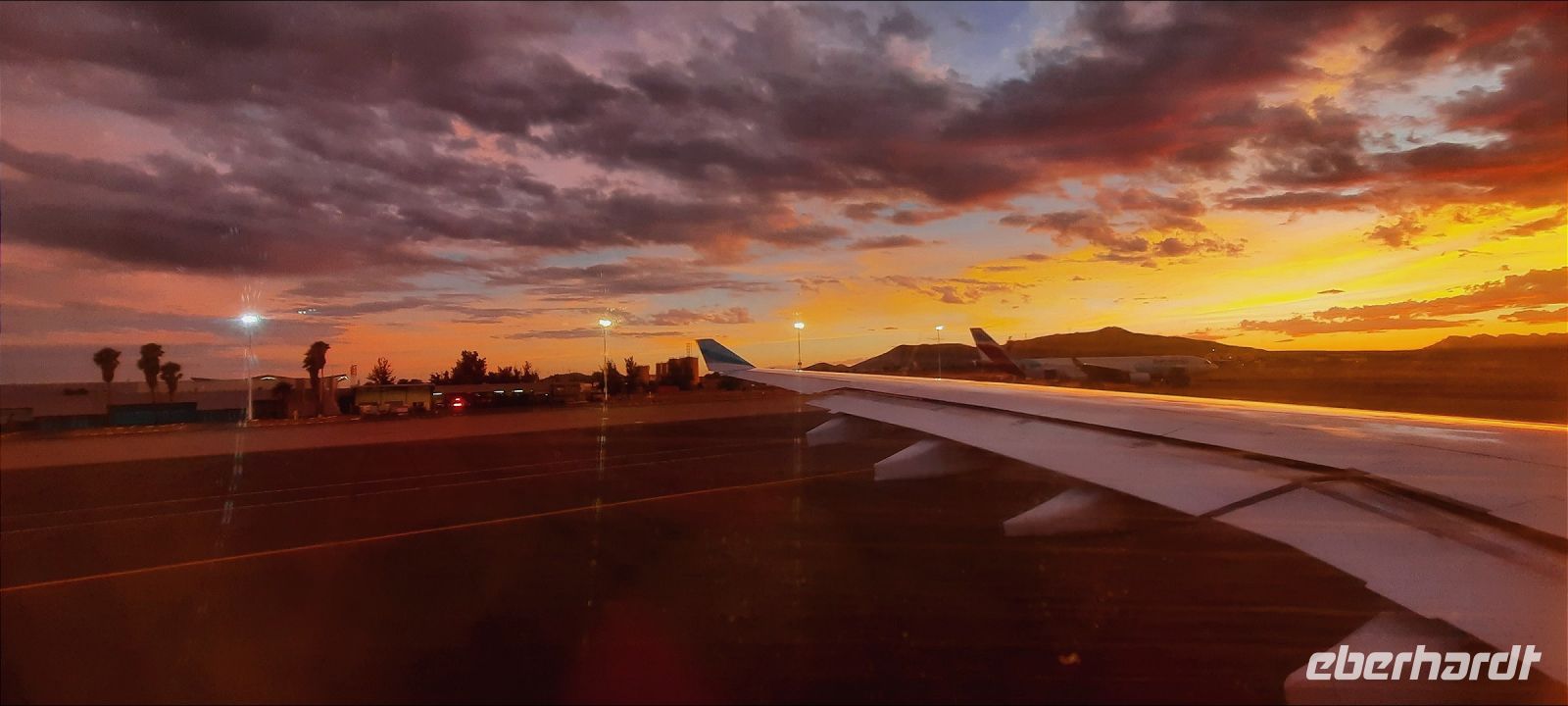 Namibia - Windhoek - letzter Sonnenuntergang