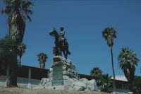 Namibia - Windhoek Nostalgie - zweiter Standort des Südwester-Reiters