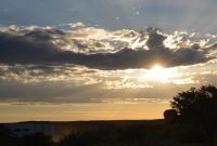 wie sollten uns zum Sonnenuntergang beeilen