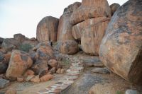 hinauf zum Sundowner-Aussichtspunkt im Canyon Village