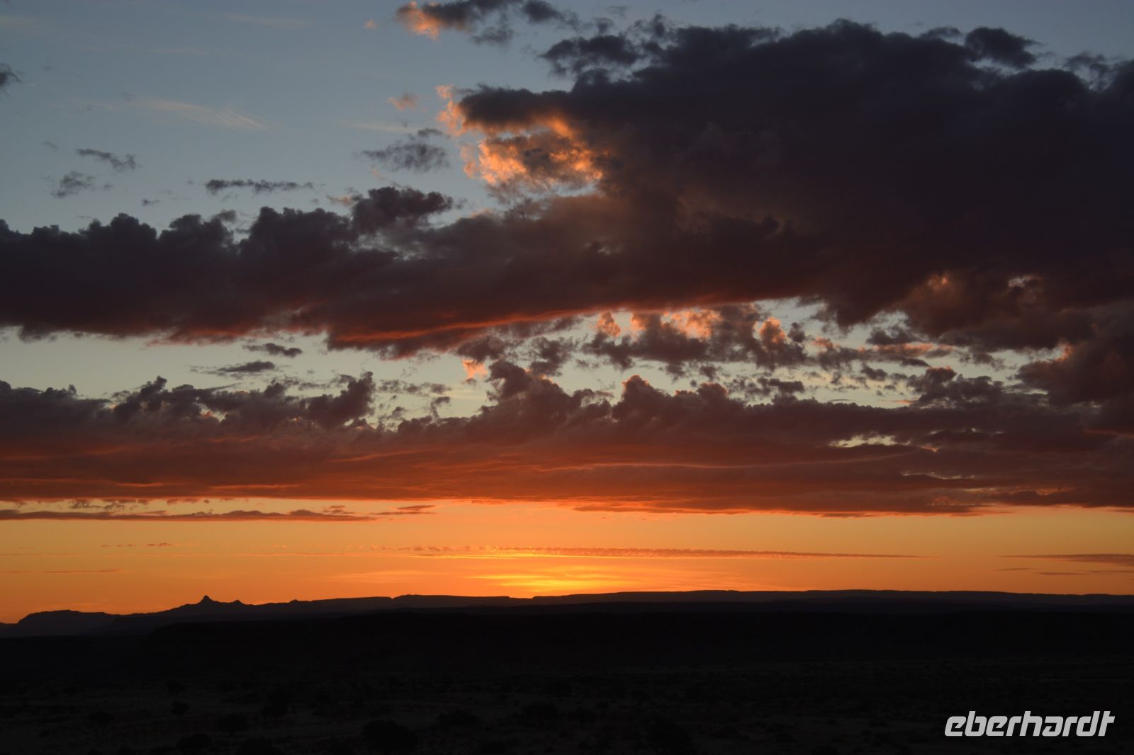 Wolkendramatik an der Canyon Lodge