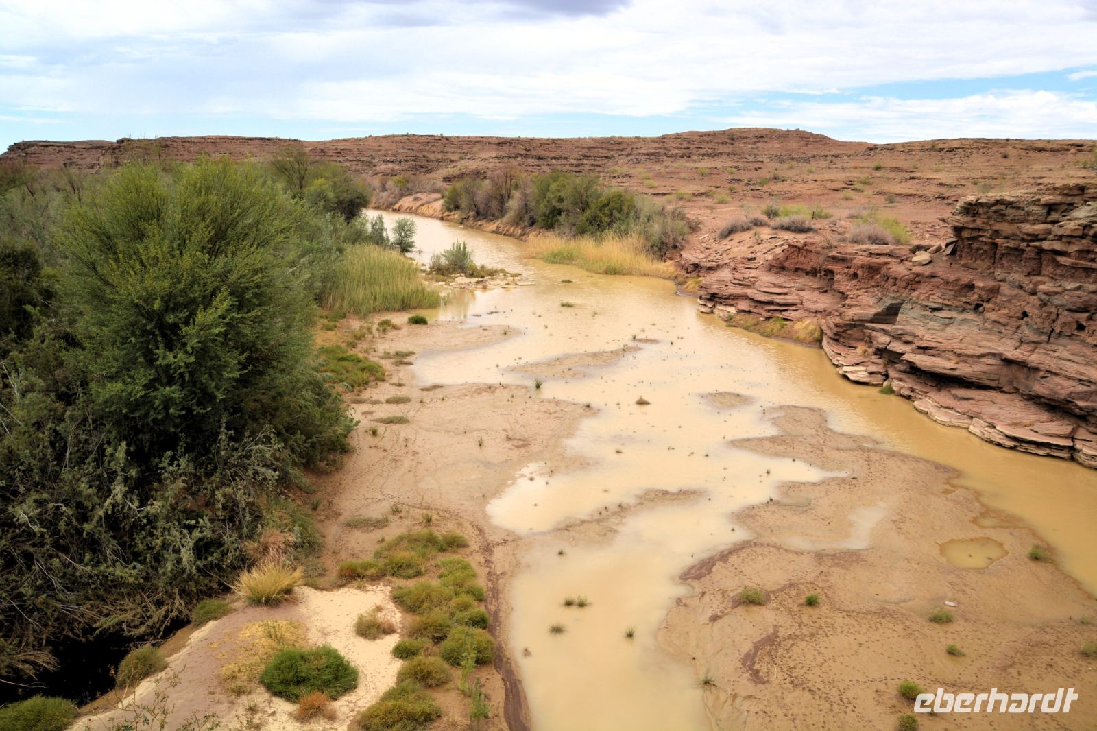 ein wenig Wasser ist im Fisch Fluss (Fish River)