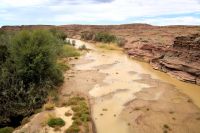ein wenig Wasser ist im Fisch Fluss (Fish River)