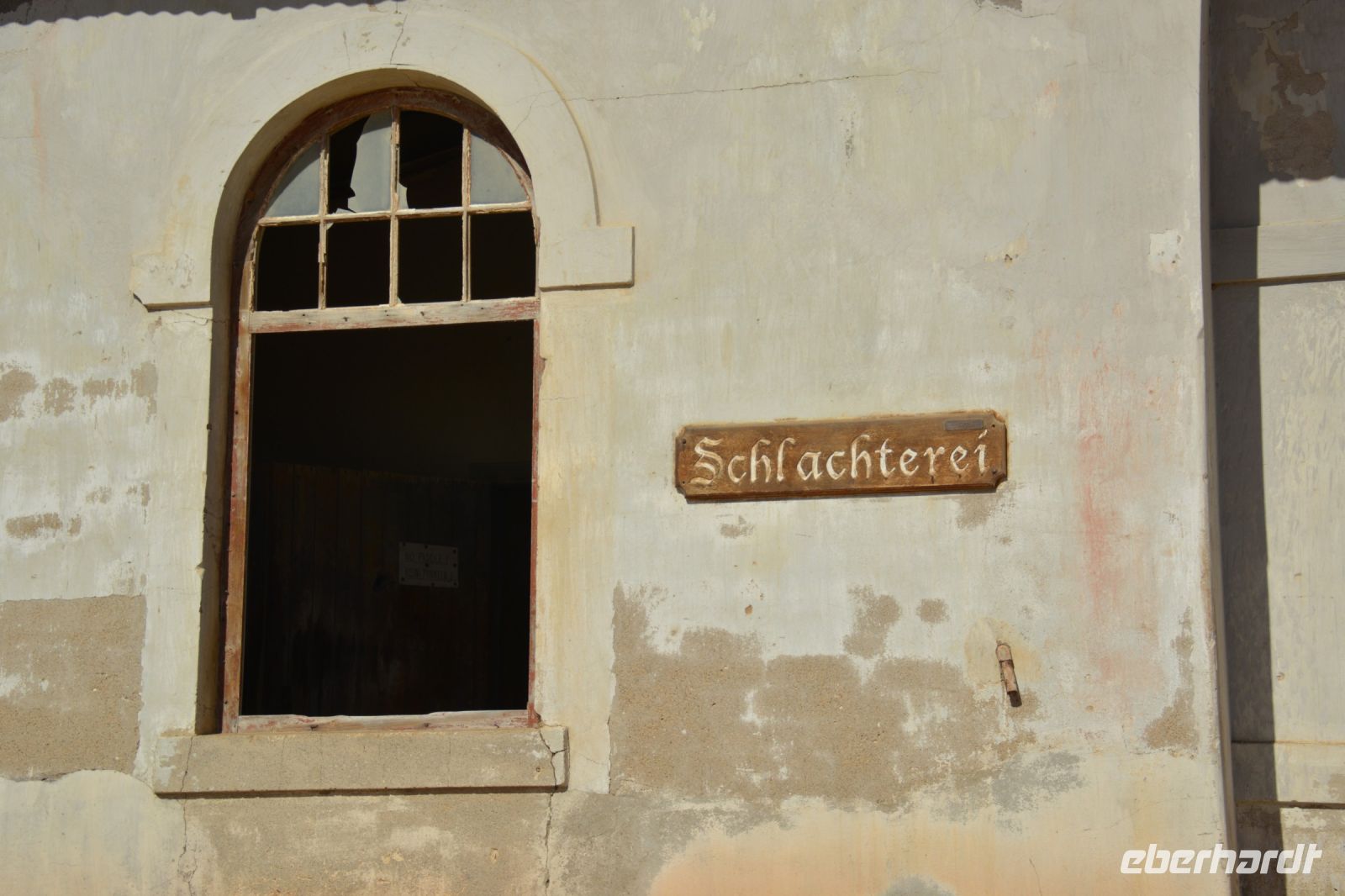 hier war der Metzger von Kolmannskuppe