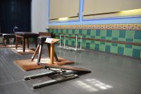 Sportgeräte vergangener Zeiten in Kolmannskuppe