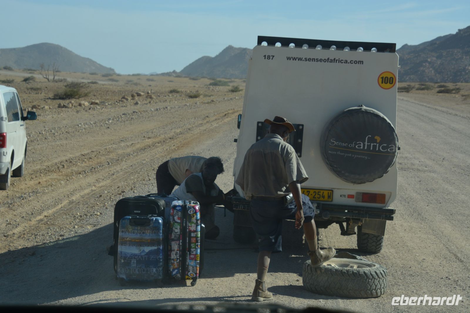 andere sind auch mal dran mit Reifenpanne