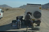 andere sind auch mal dran mit Reifenpanne