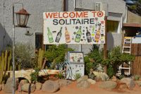 ein Willkommen in der Wüste bei Solitaire