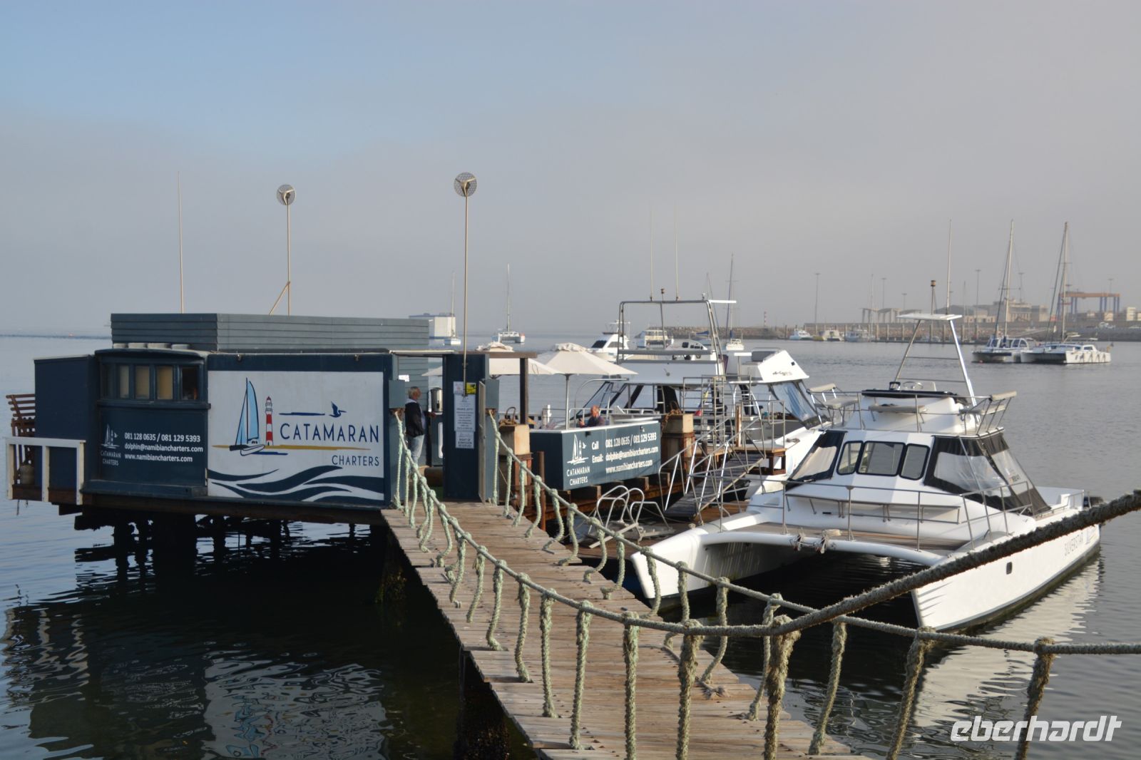 der Weg zu unserem Katamaran