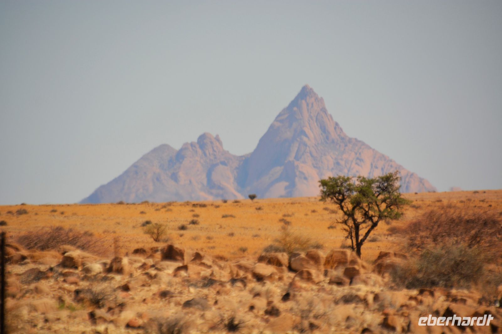 die Spitzkoppe macht ihrem Namen alle Ehre