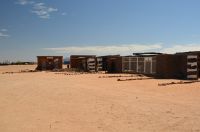 Mineralien-Verkaufsstände der Damara