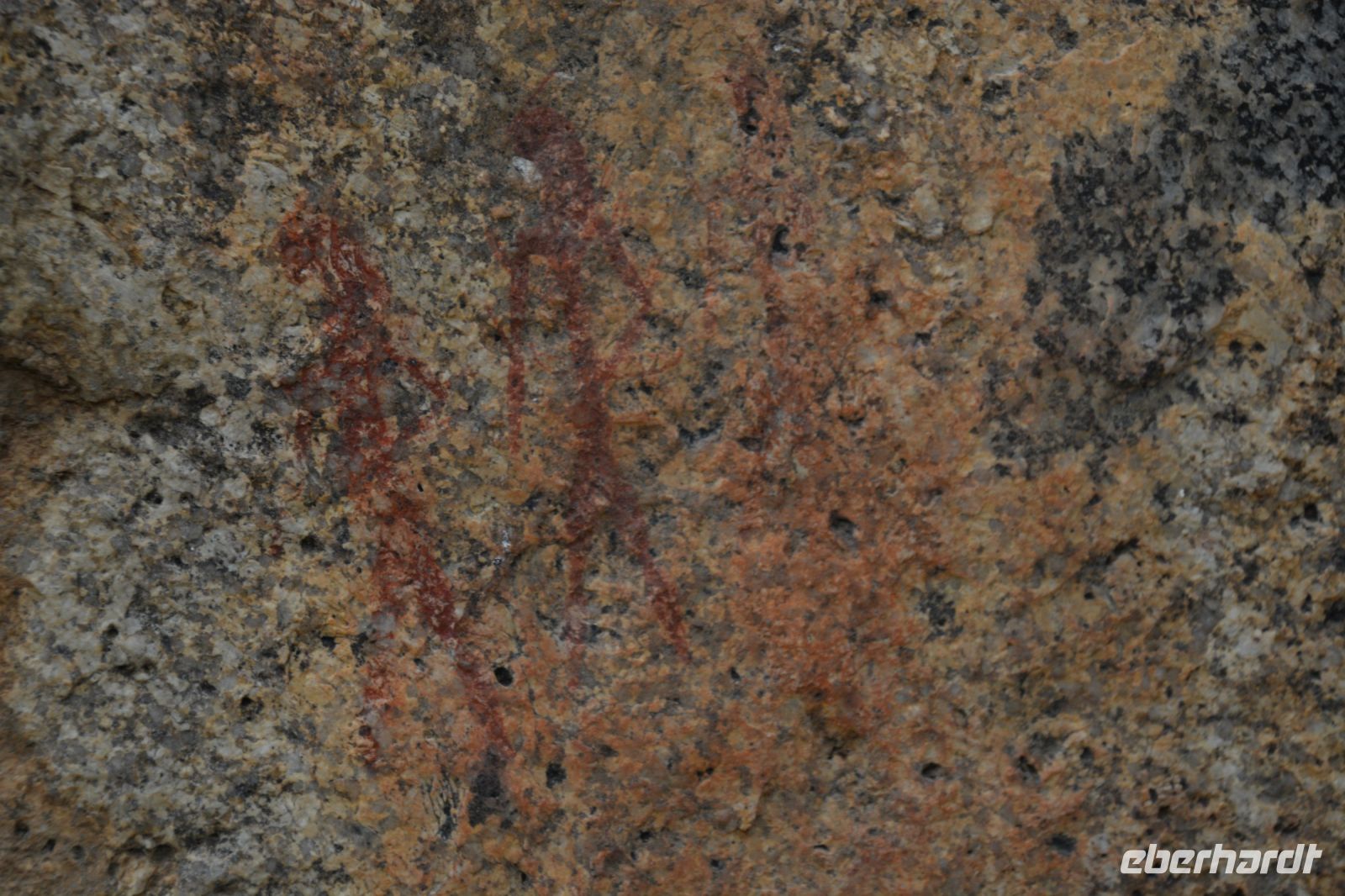 Felsbild: Menschen (Ai Aiba Lodge)