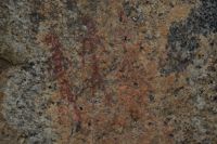 Felsbild: Menschen (Ai Aiba Lodge)