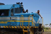 endlich ein Zug! in Otjiwarongo