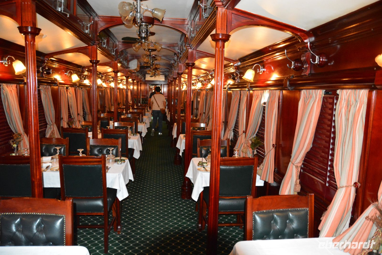 im Speisesalon des Rovos-Rail (Windhoek)