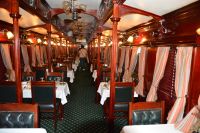 im Speisesalon des Rovos-Rail (Windhoek)