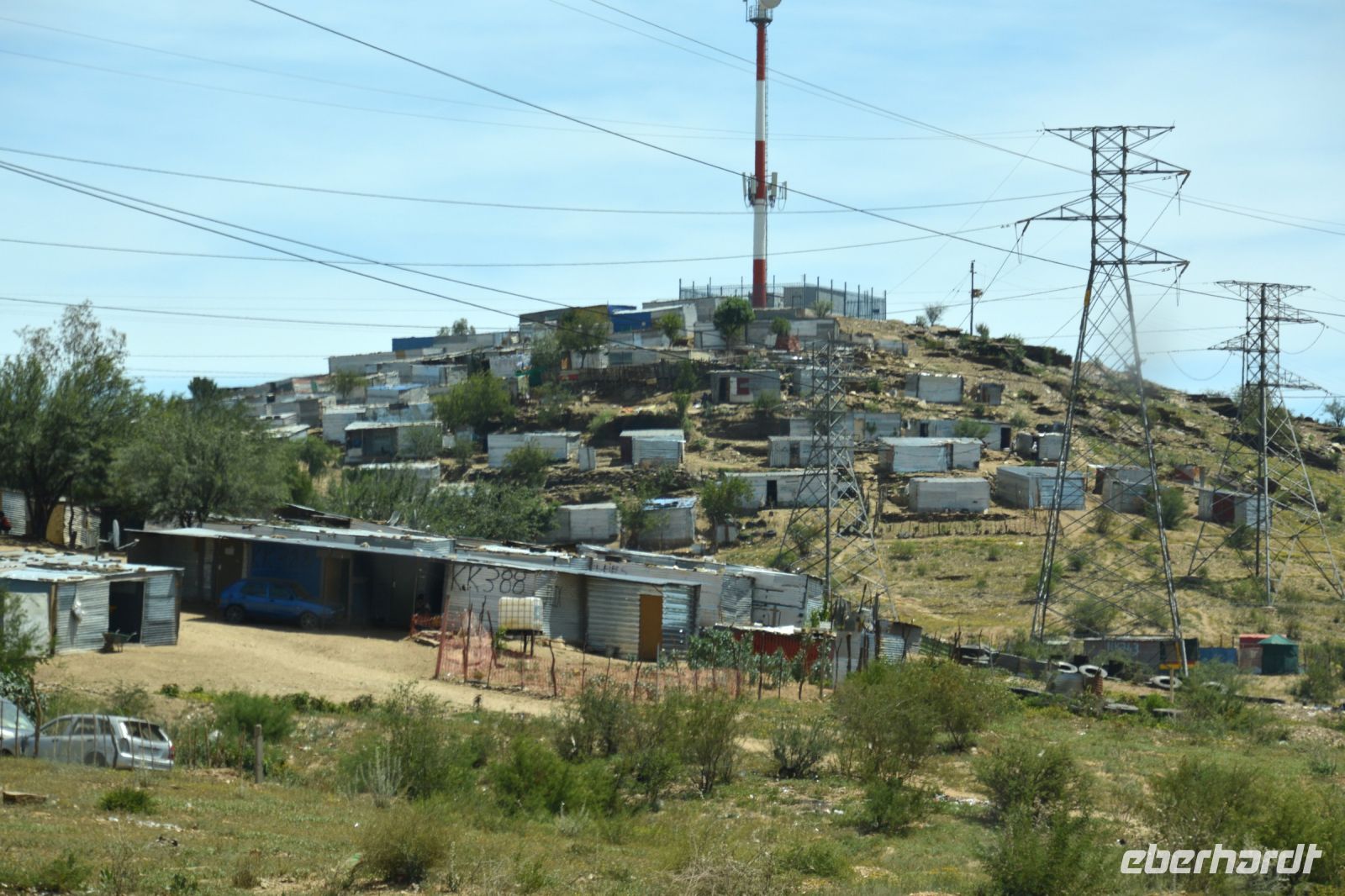 Fahrt durch Katutura (Windhoek)