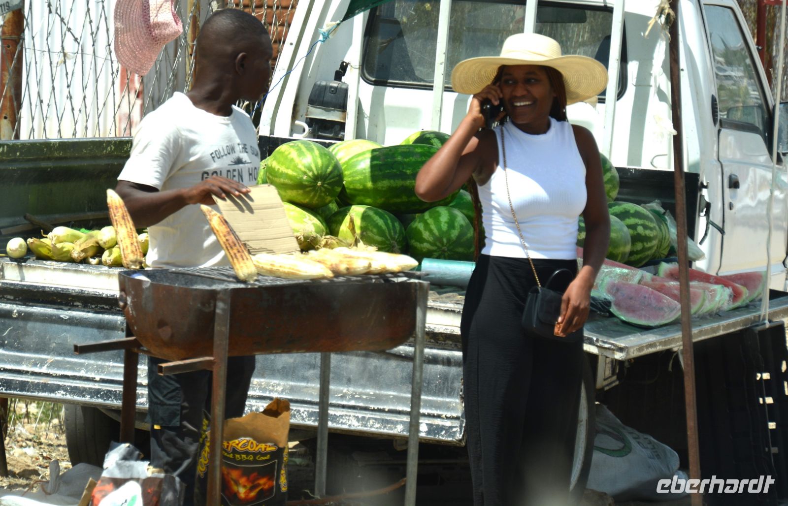 fröhliches Straßenleben (Windhoek)