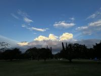 White River: Ausblick vom Hotelzimmer