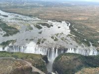 Vic Falls: Helikopterflug über die Victoria Wasserfälle