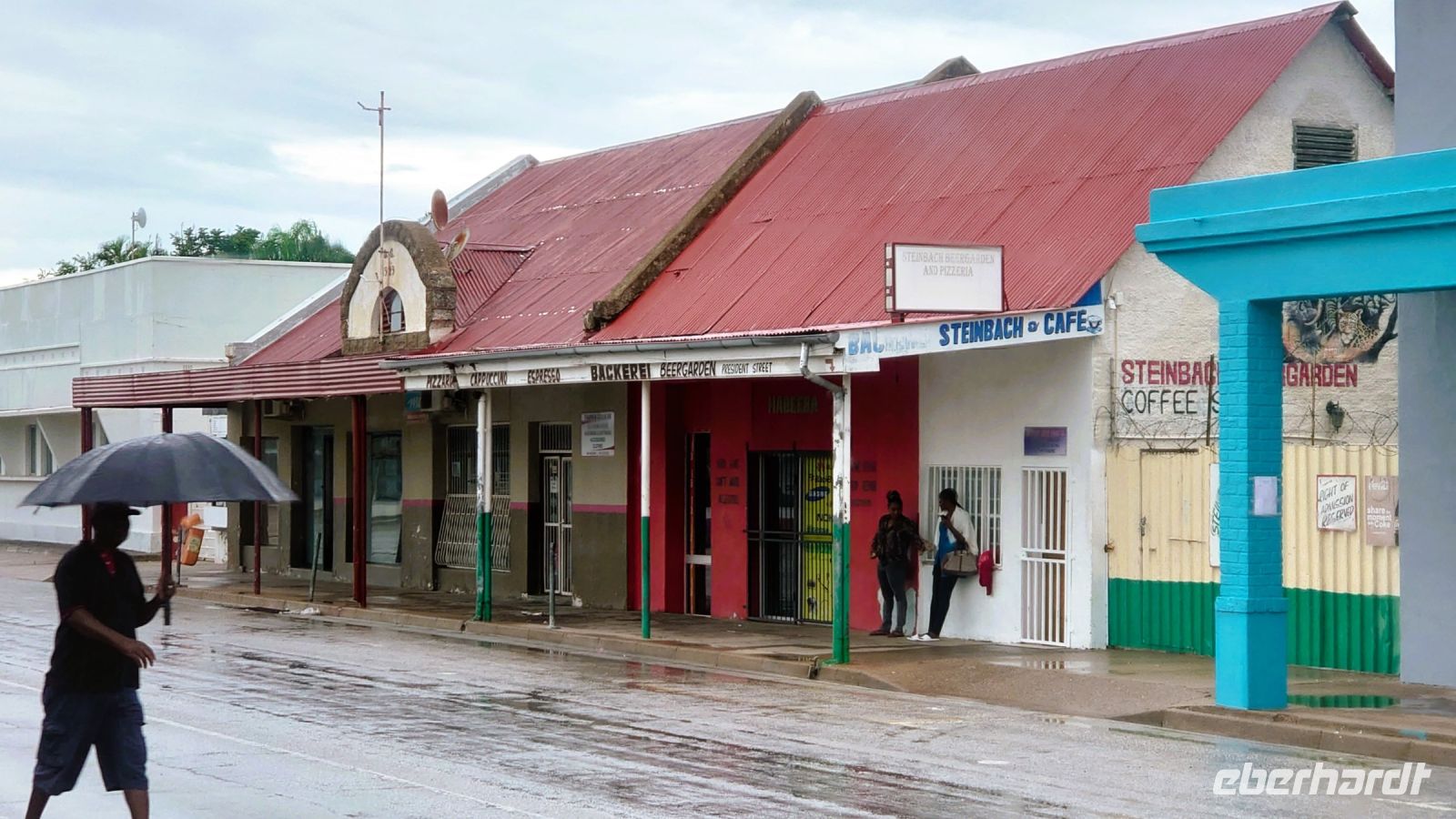 84 Wir starten bei Regen
