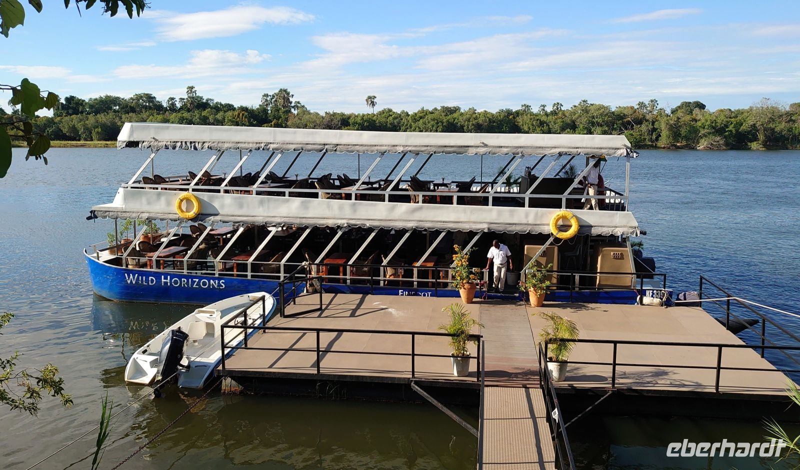 238 Unser Boot für die Sambesi-Tour